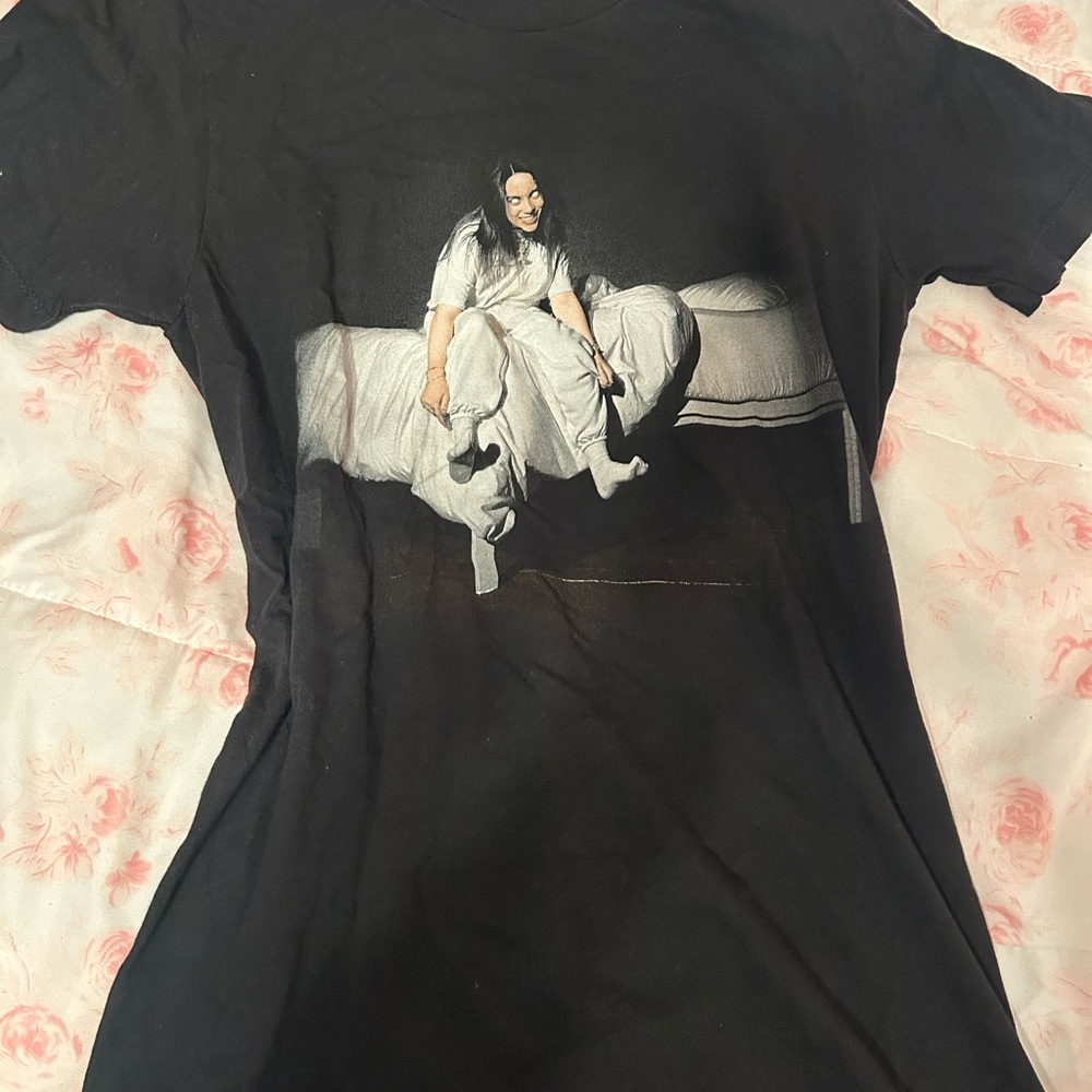 Billie Eilish Black Graphic T-Shirt